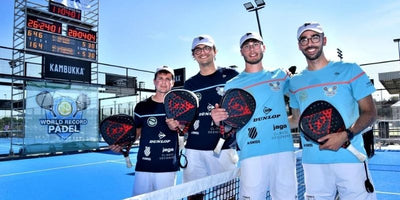 Nederlands viertal verbreekt wereldrecord padel