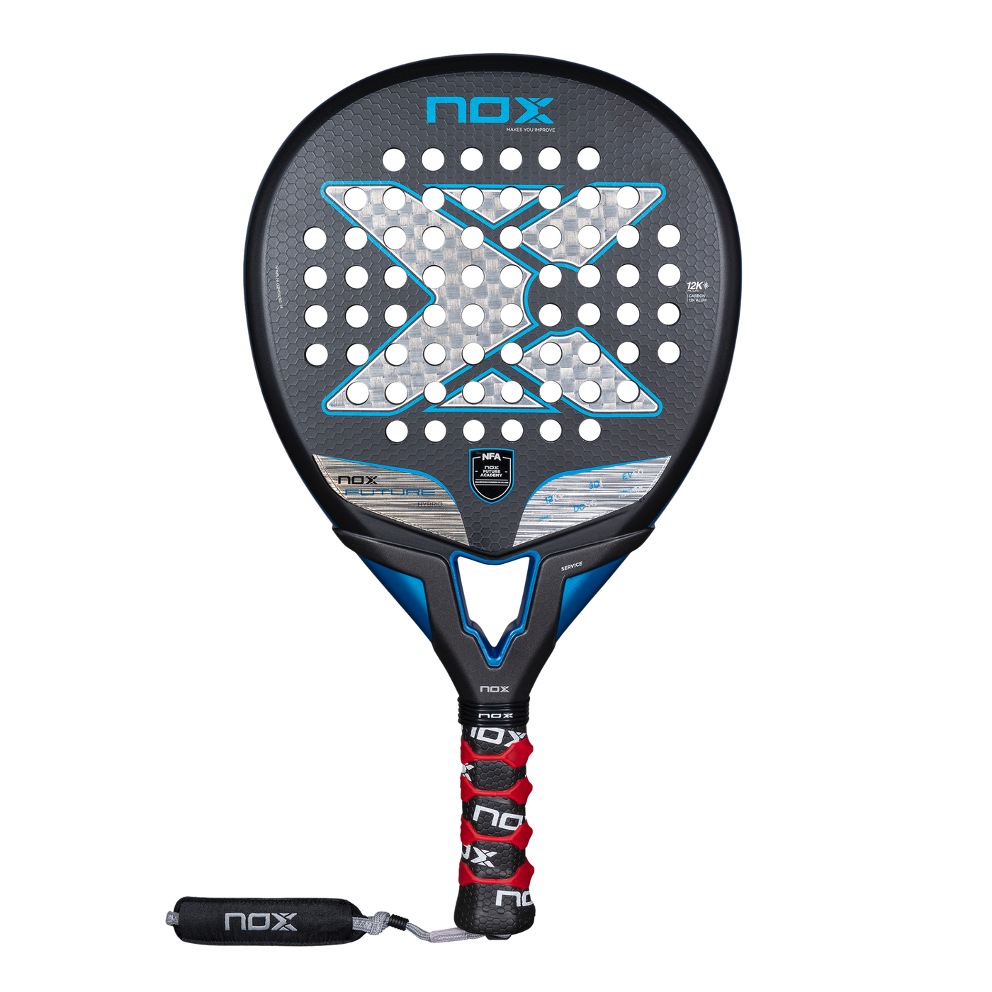 NOX FUTURE HYBRID 12K ALUM RACKET