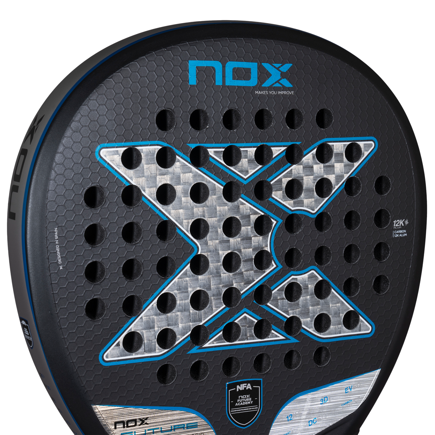 NOX FUTURE HYBRID 12K ALUM RACKET