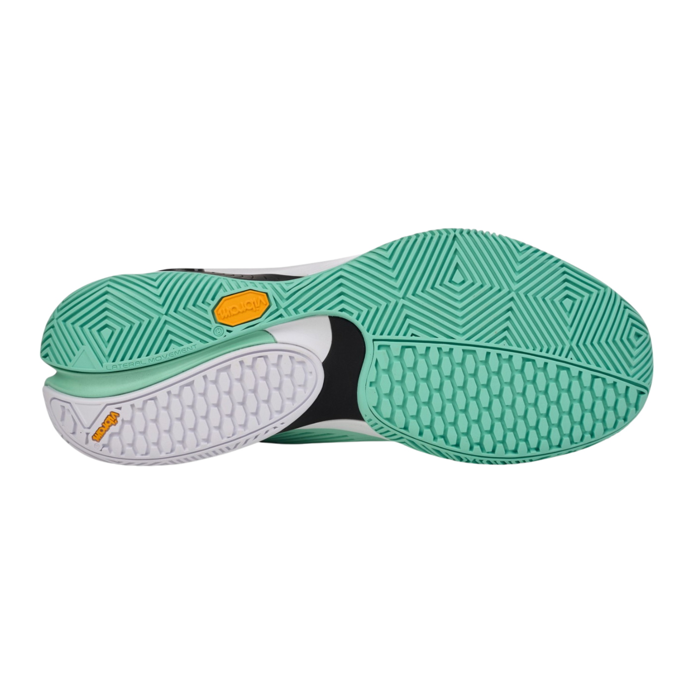 Bullpadel Vertex Vibram 25I groen padelschoenen