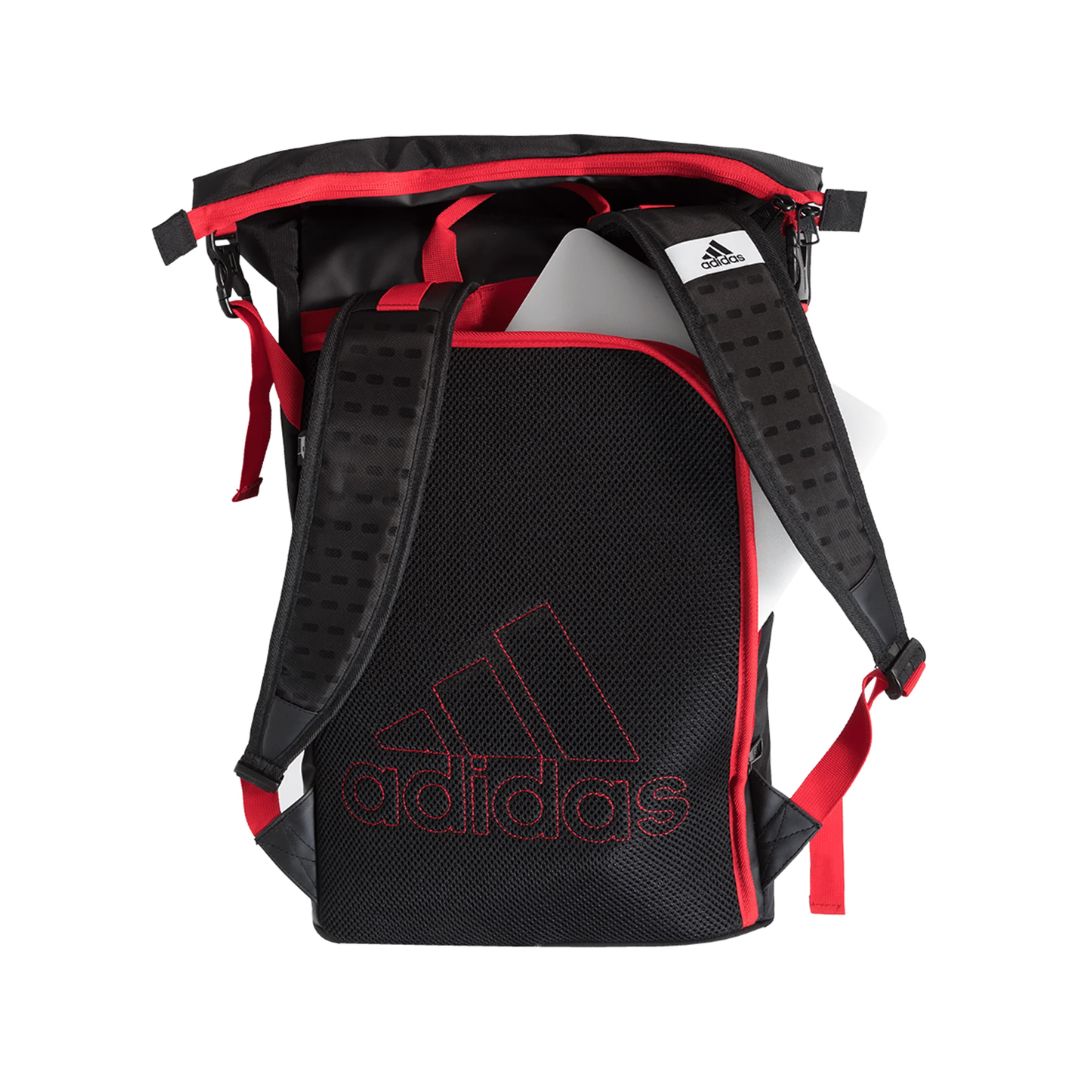 Adidas Racket Bag Multigame rood zwart
