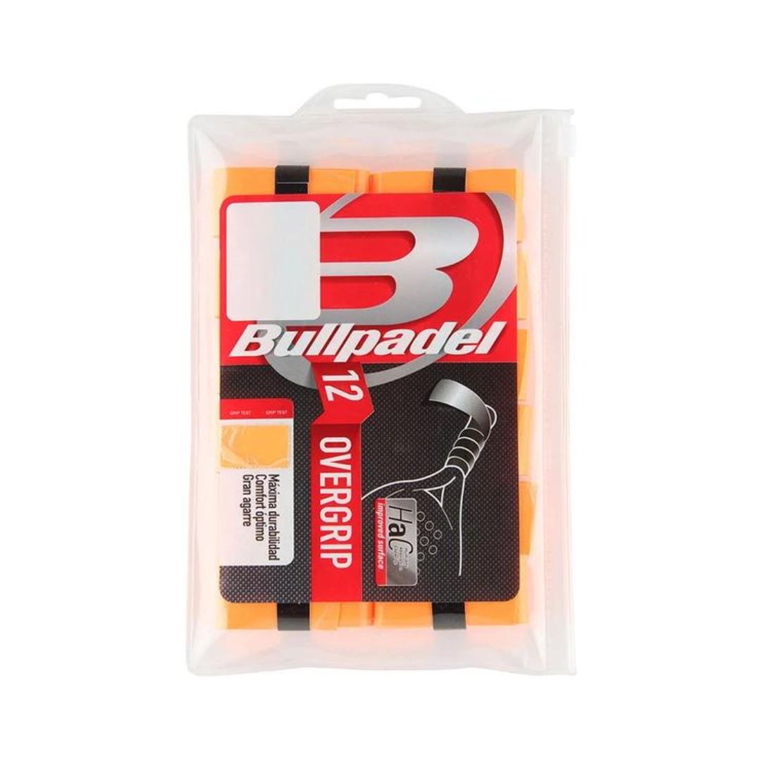 Bullpadel Overgrip Pack 12 Oranje