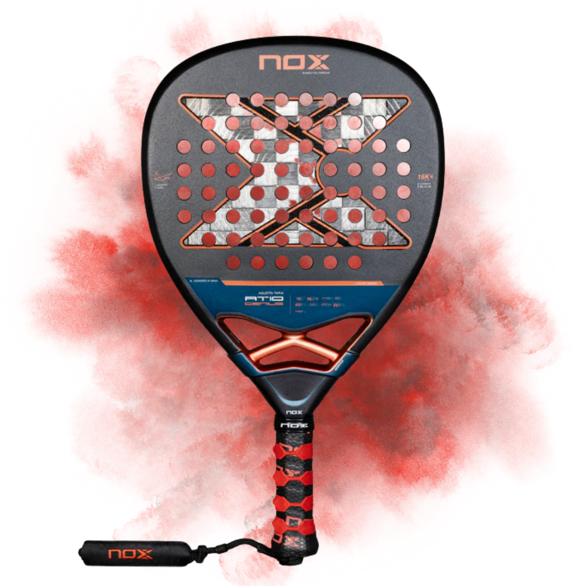NOX AT10 Luxury Genius Attack 18K Alum Agustin Tapia padel racket 2025