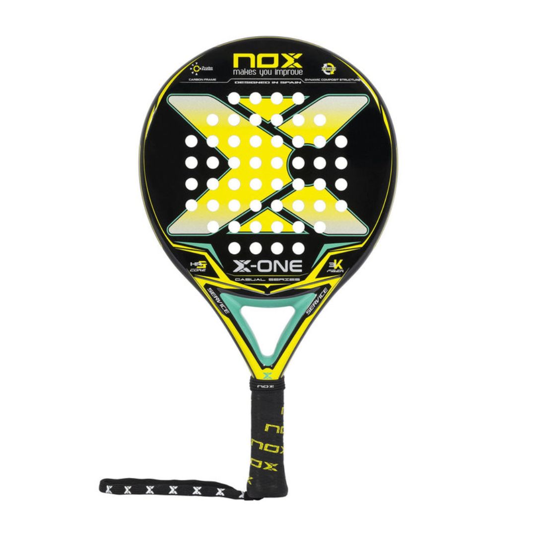NOX X-ONE geel padel racket