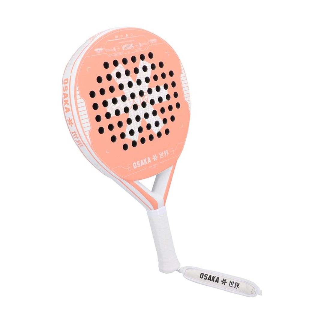 Osaka Vision Oranje wit padel racket