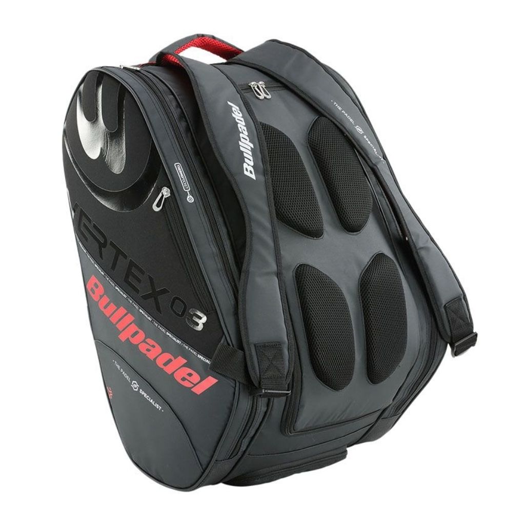 Bullpadel Vertex Racketbag Zwart Rood