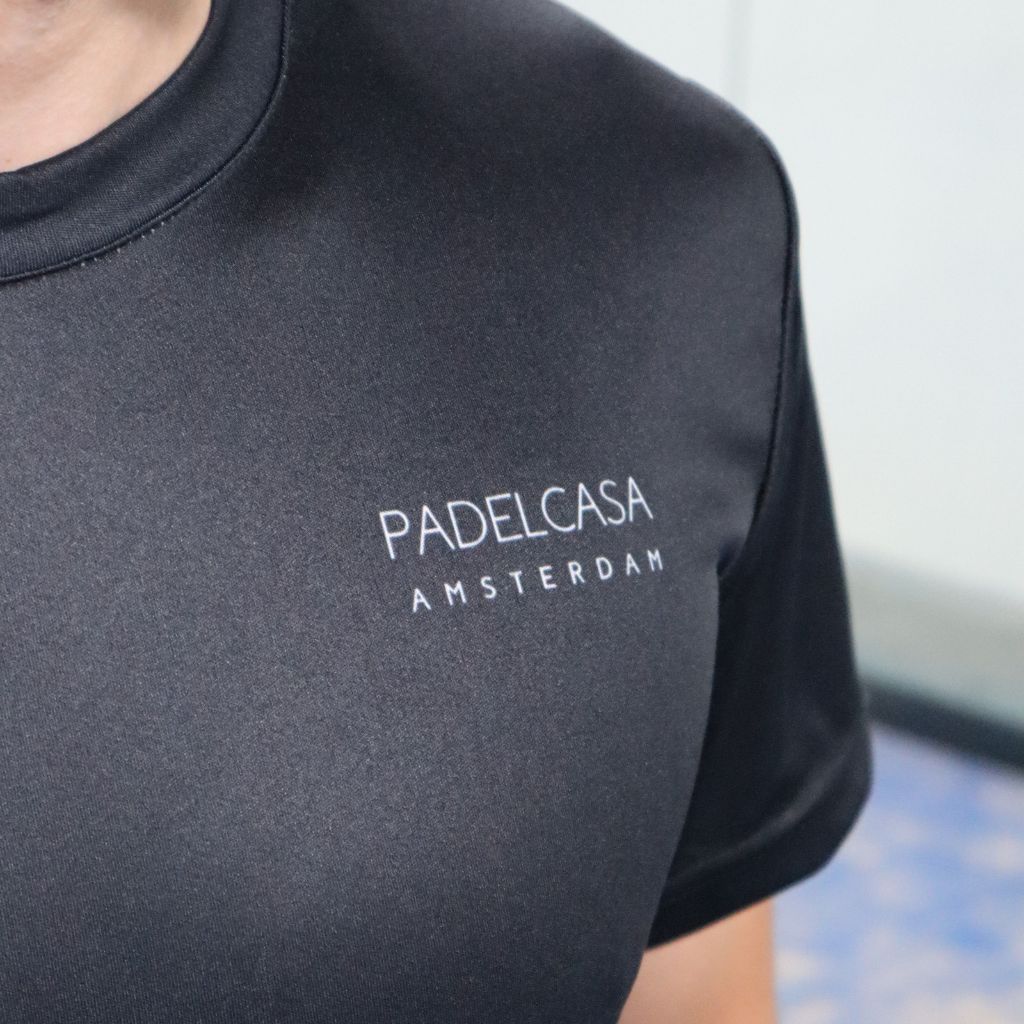PadelCasa shirt - Glimmend Zwart