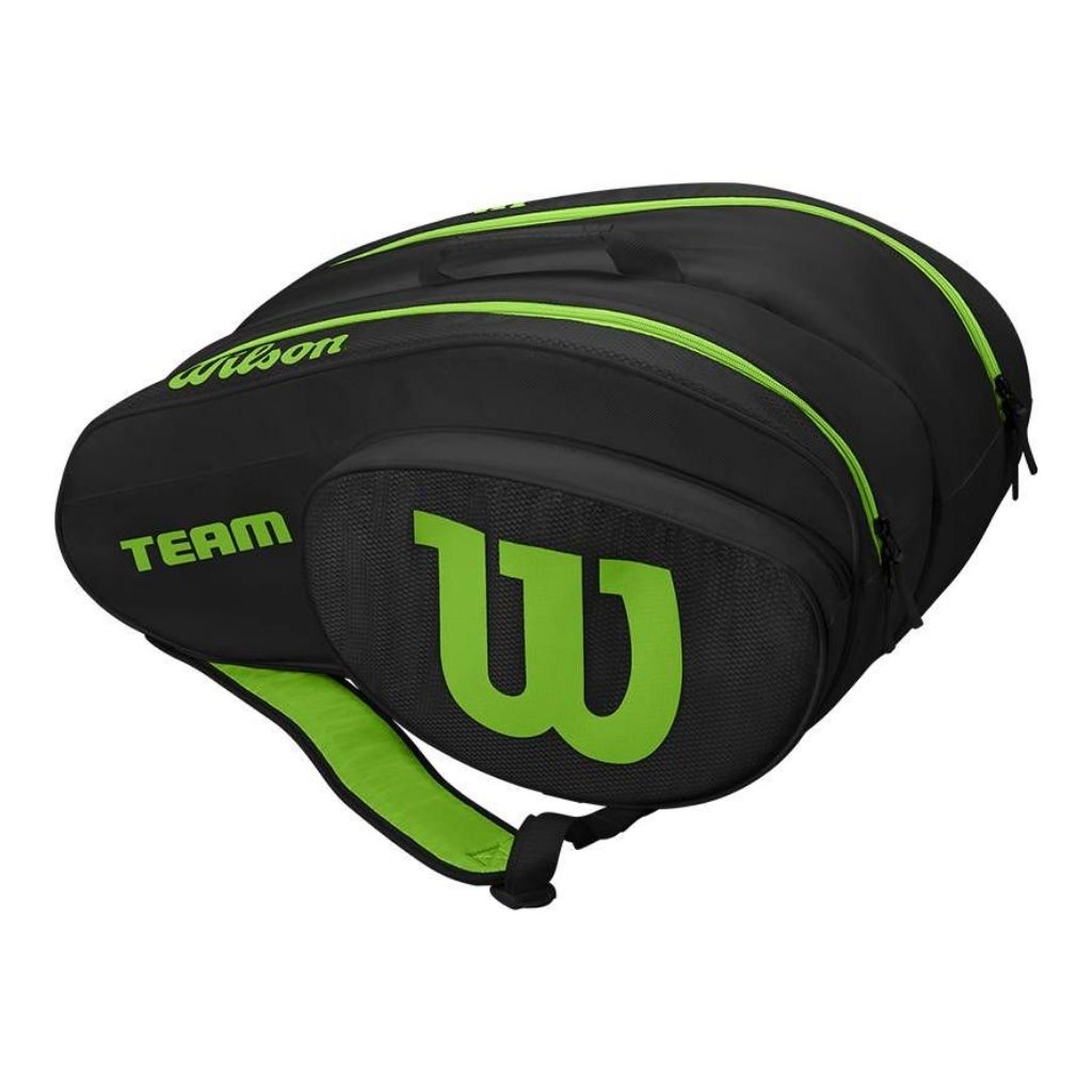 Wilson Team Padel Bag Padeltas Zwart Groen